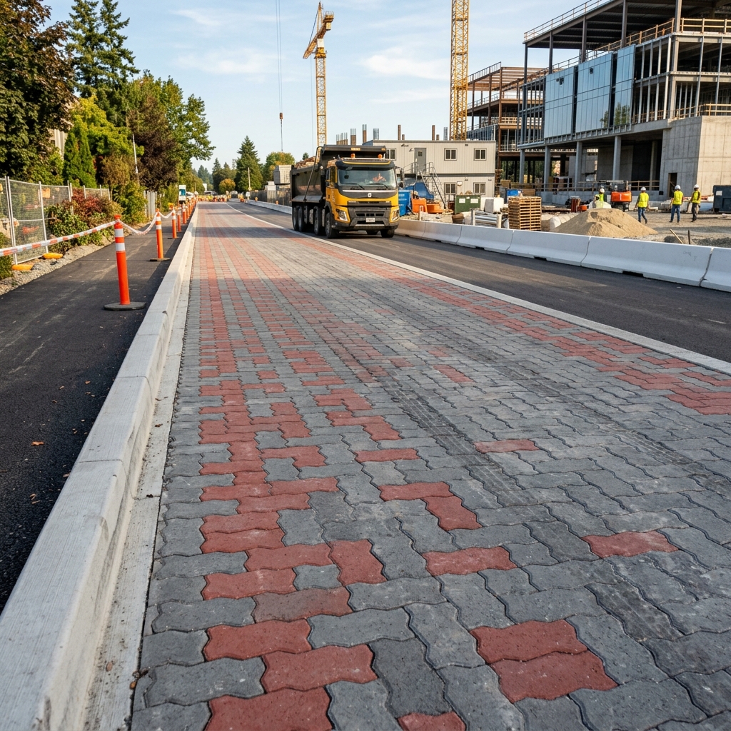 Premium commercial paving layouts